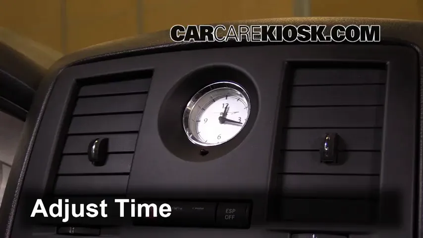 2007 Chrysler 300 2.7L V6 Clock Set Clock